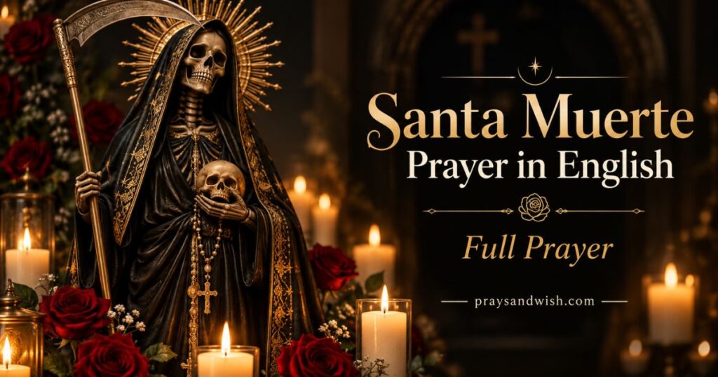 Santa Muerte Prayer in English (Full Prayer)
