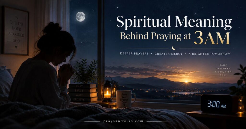 Spiritual Meaning Behind Praying at 3AM