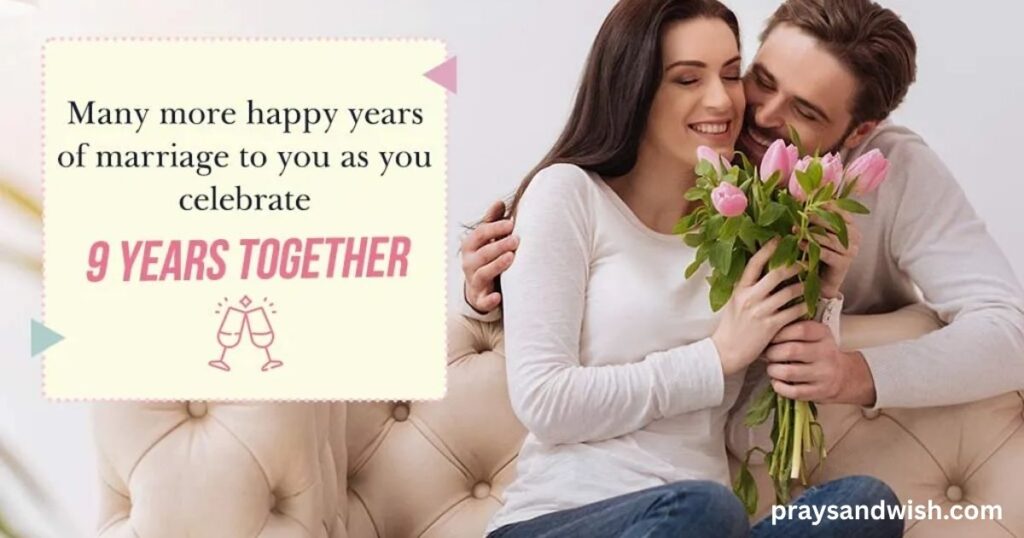 Sweet 9 Years of Togetherness Quotes for Husband