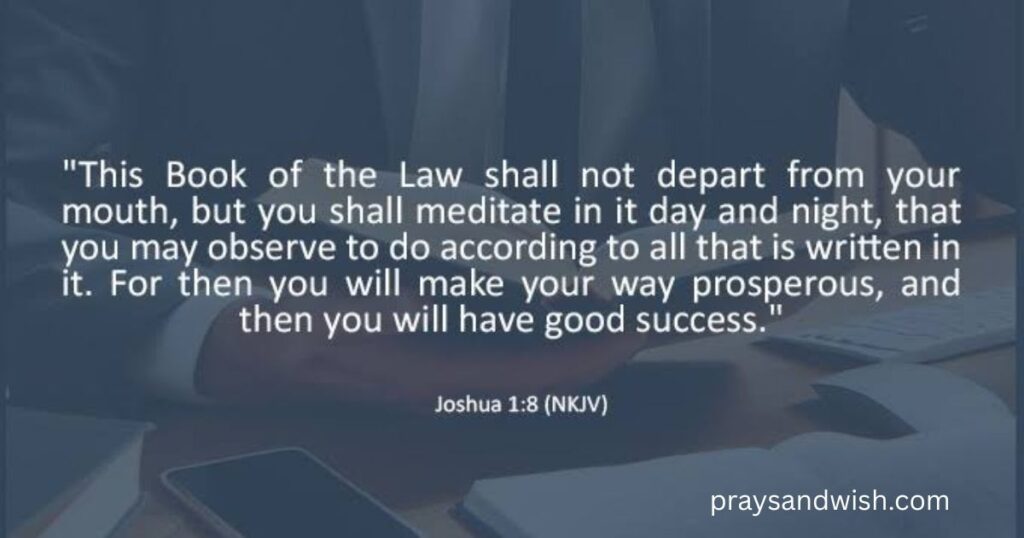 The Secret of Success According to the Bible