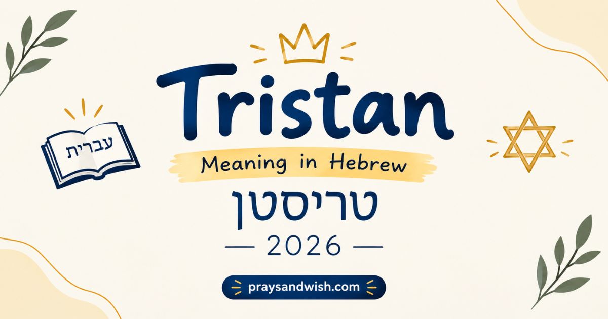 Tristan Meaning in Hebrew 2026