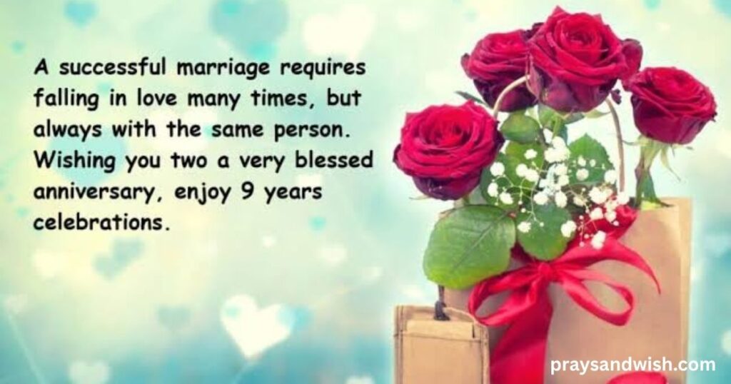Unique 9th Anniversary Wishes for Husband