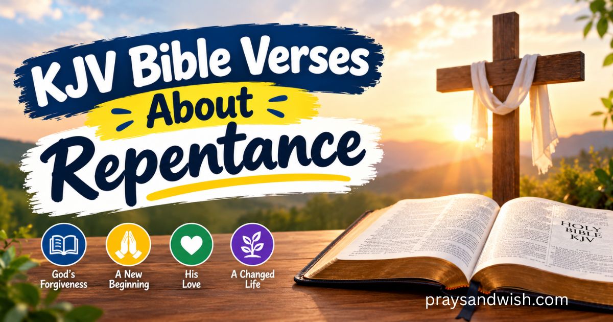 150+ KJV Bible Verses About Repentance Your Way Back to God 