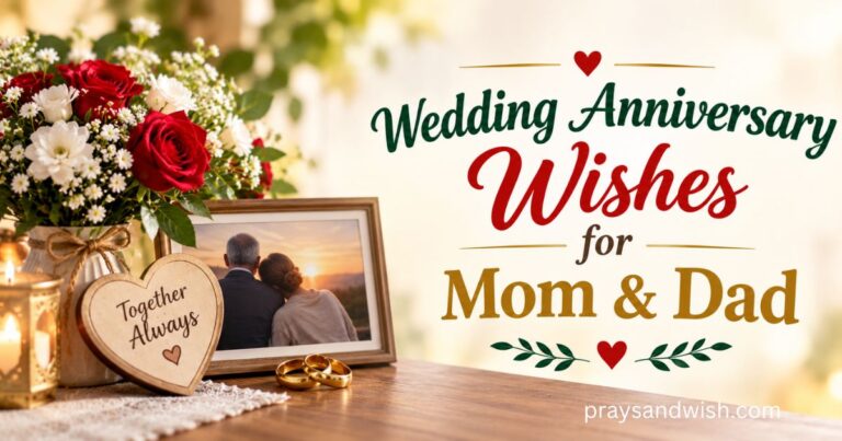 150+ Sweet Wedding Anniversary Wishes for Mom & Dad 