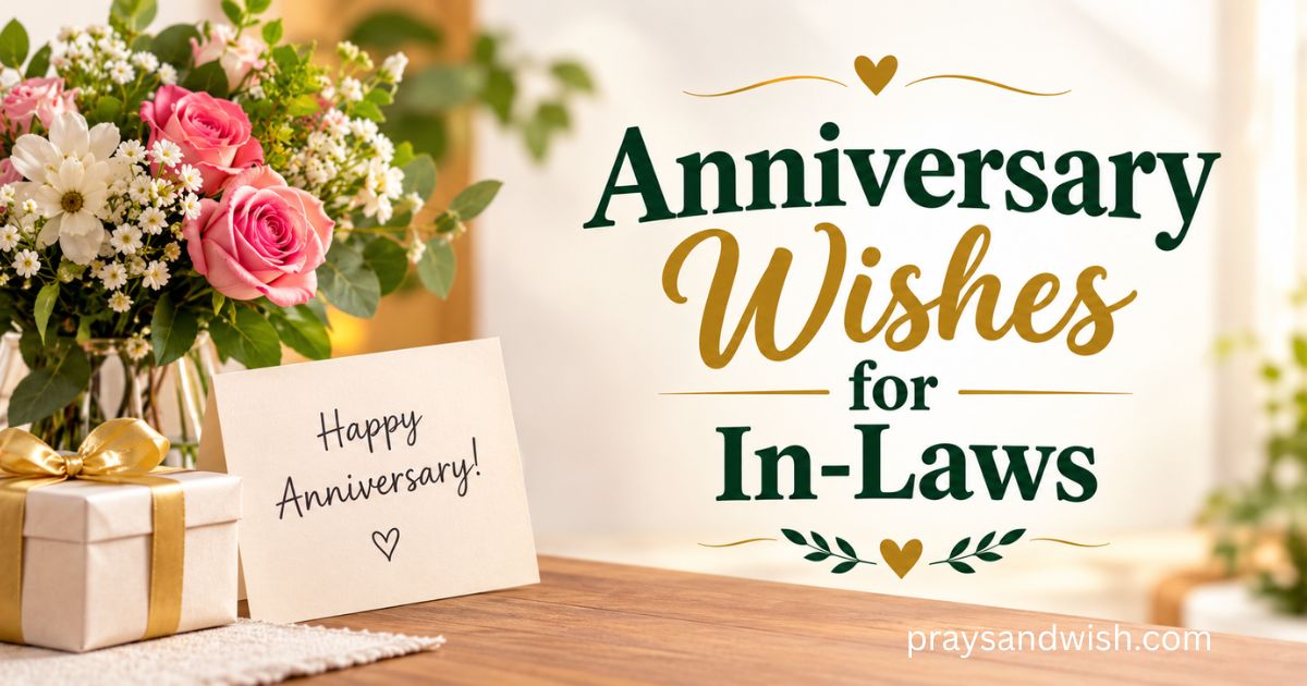 180+ Sweet Anniversary Wishes for In-Laws from the Heart