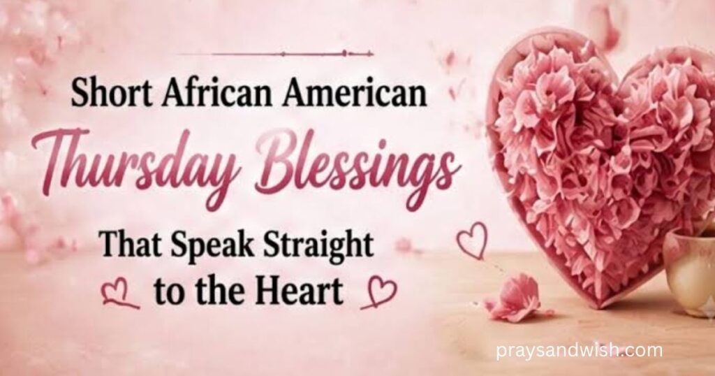 African American Thursday Morning Blessings