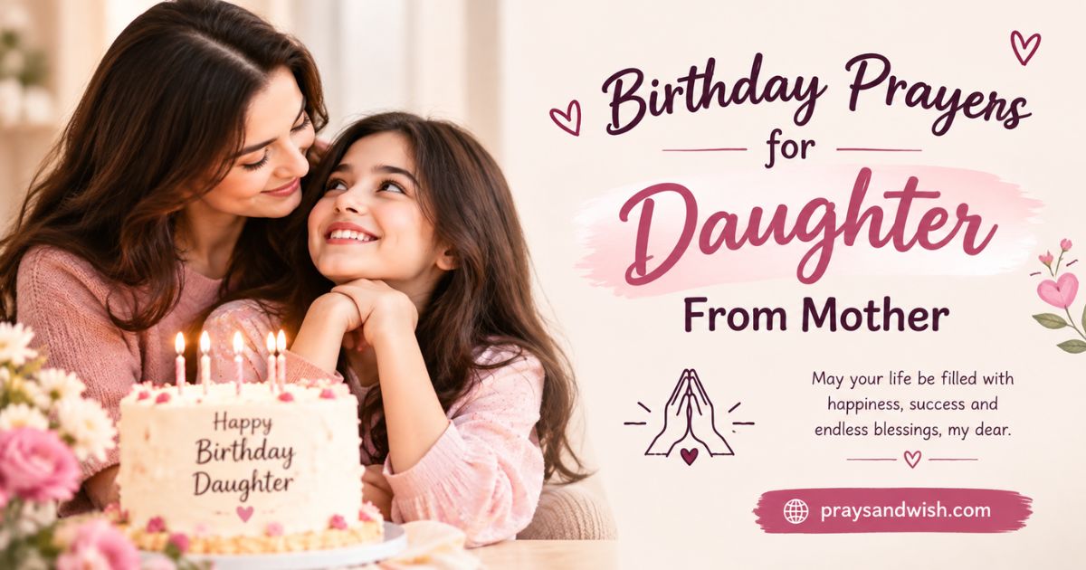 Birthday Prayers for Daughter From Mother