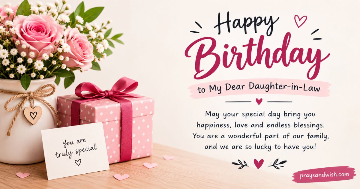Birthday Wishes for Daughter-in-Law