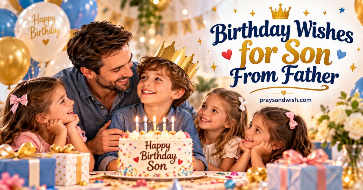 Birthday Wishes for Son From Father