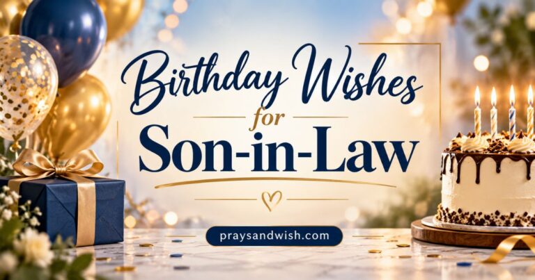 Birthday Wishes for Son-in-Law