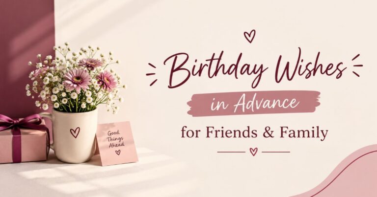 Birthday Wishes in Advance