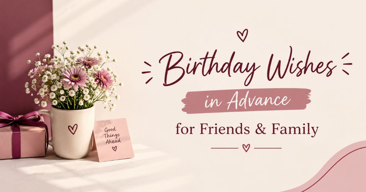 Birthday Wishes in Advance