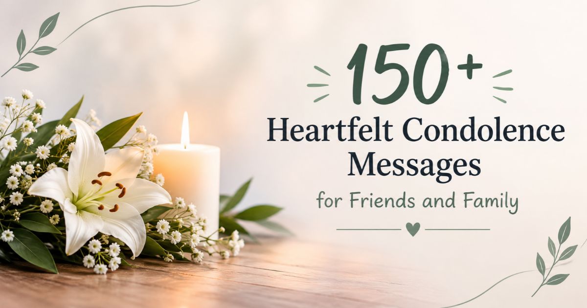 Condolence Messages