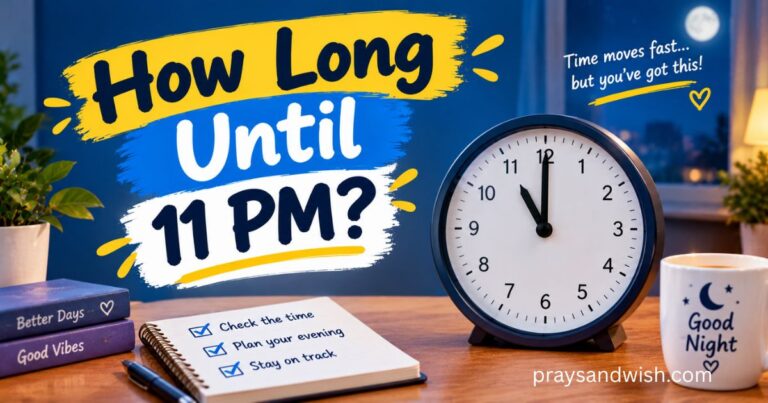 How Long Until 11 PM Get Your Exact Countdown 