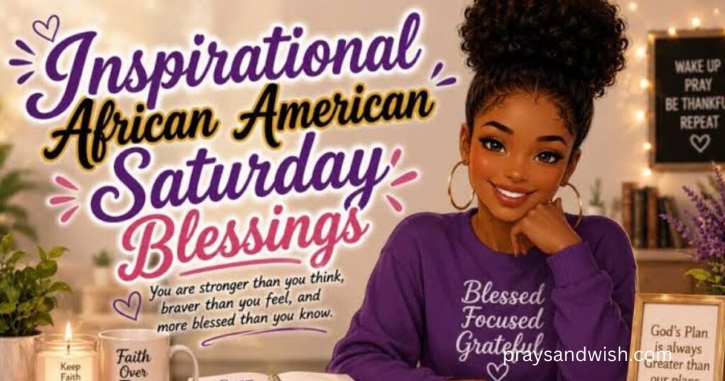 Inspirational African American Saturday Blessings