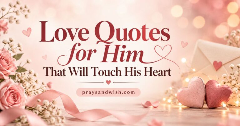 Love Quotes for Him That Will Touch His Heart