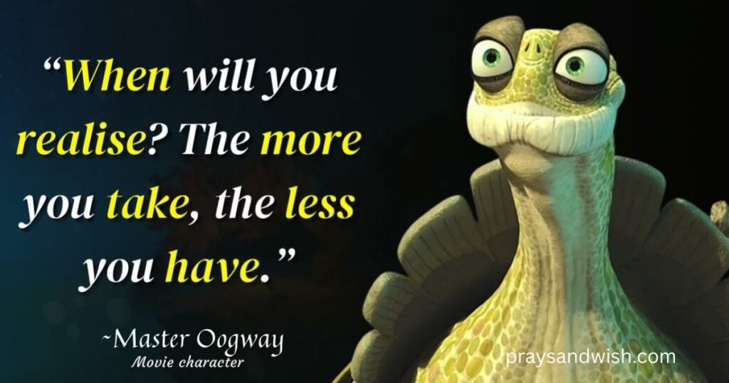 Master Oogway Quotes About Destiny and Finding Your Path