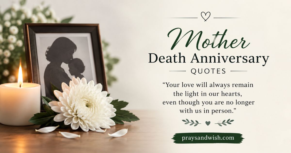 Mother Death Anniversary Quotes