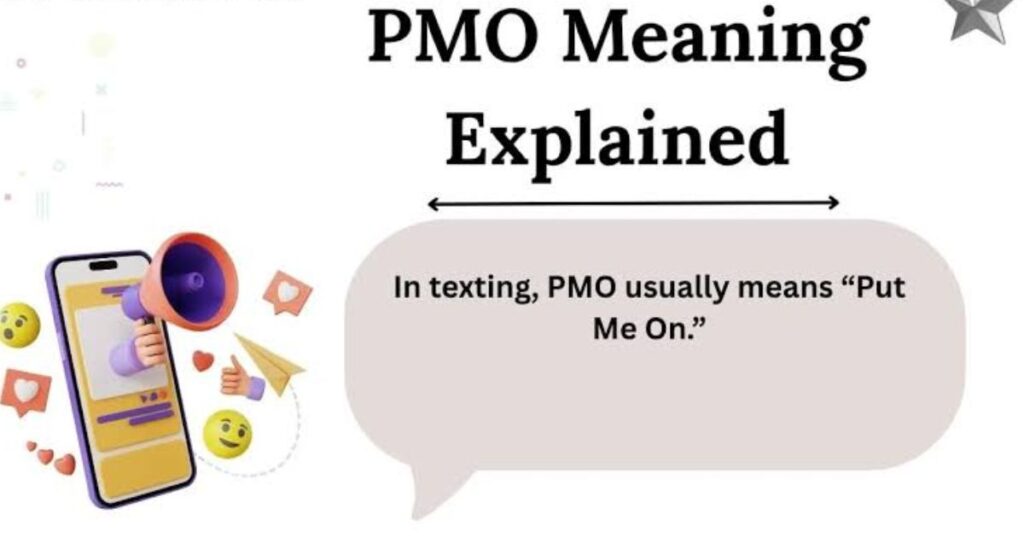 PMO Meaning in Comments and DMs