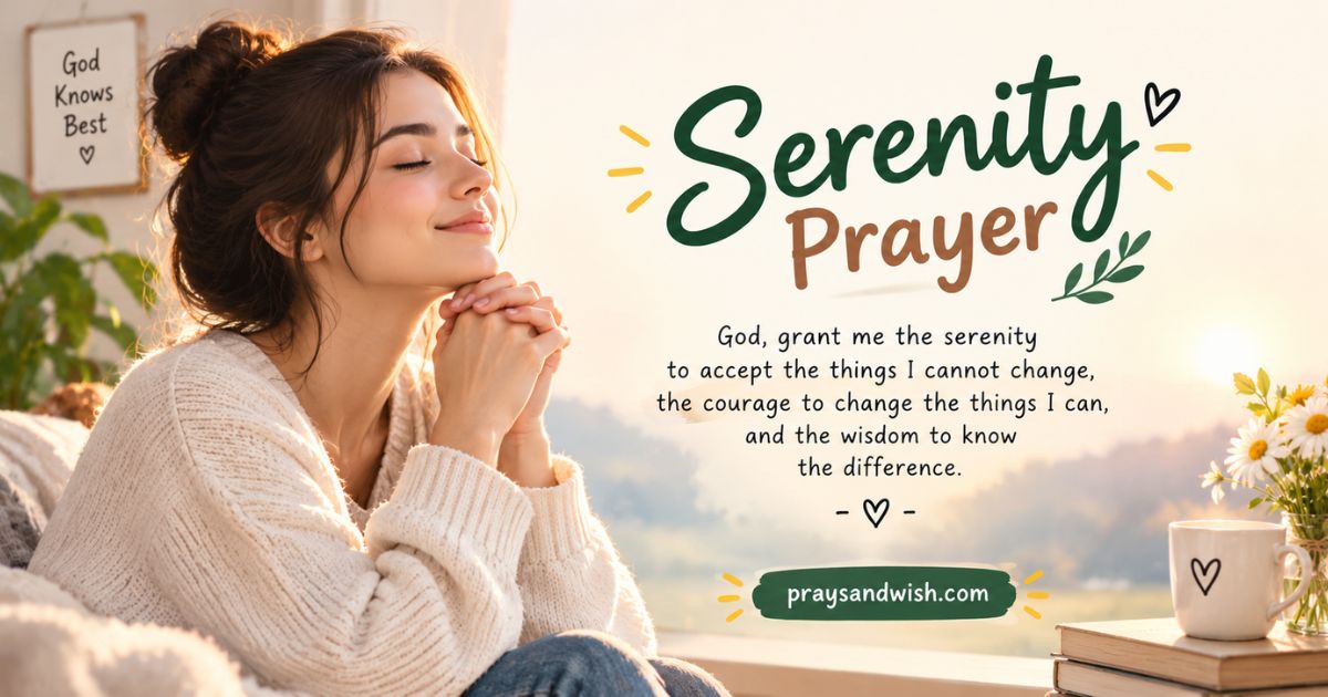 Serenity Prayer